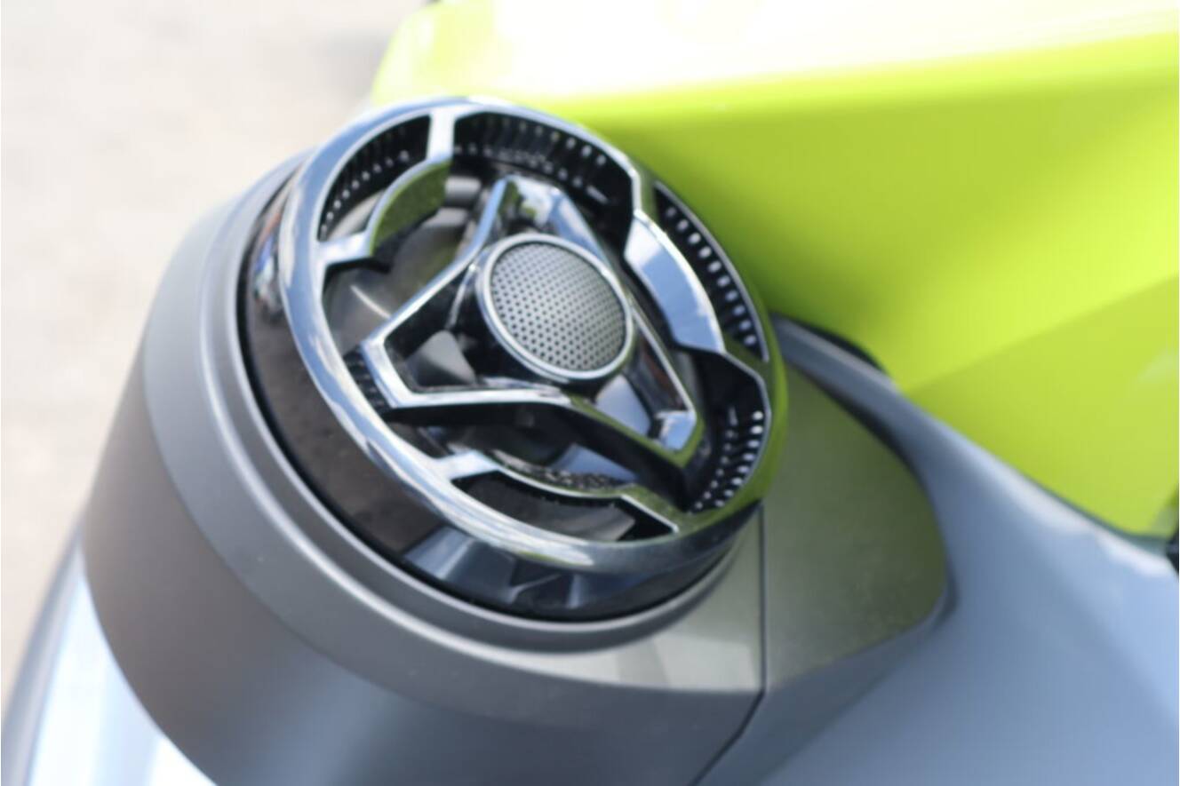 A photo of this 2026 Sea-Doo RXP-X PWC 325 AUD GY IBR 26