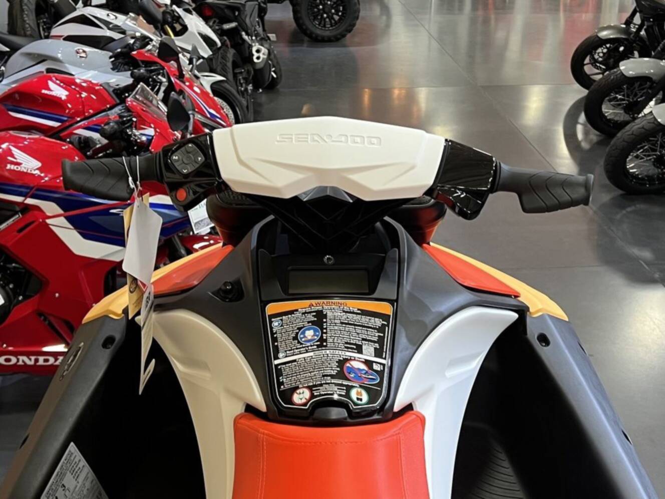 A photo of this 2026 Sea-Doo Spark for 3 Rotax 900 ACE - 90 CONV with IBR a