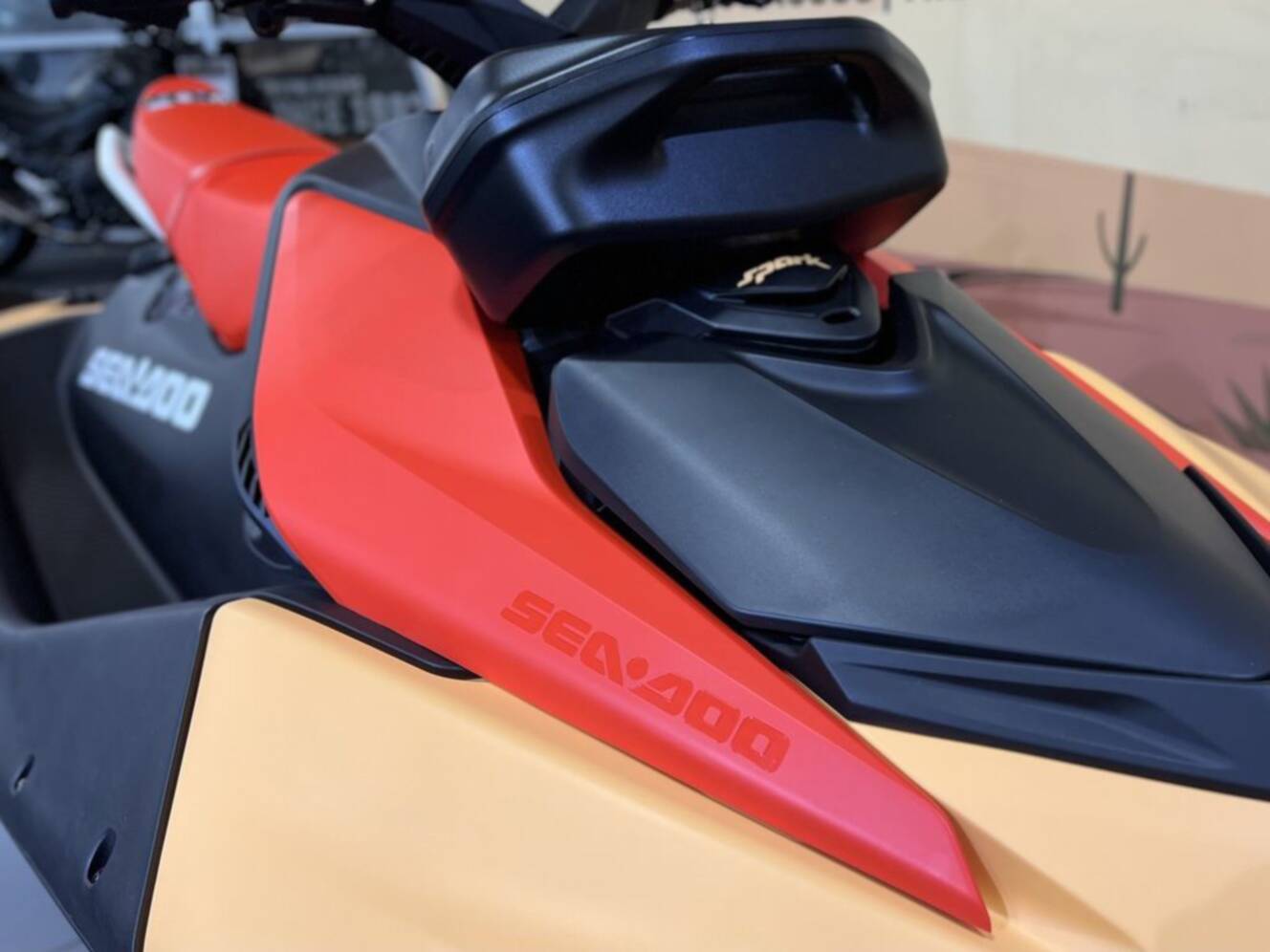 A photo of this 2026 Sea-Doo Spark for 3 Rotax 900 ACE - 90 CONV with IBR a