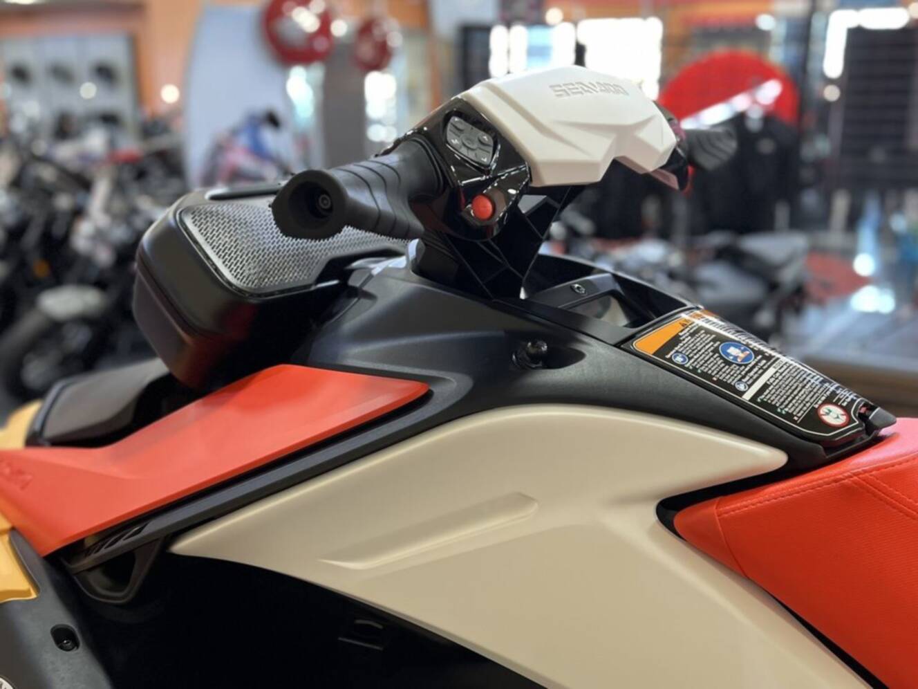 A photo of this 2026 Sea-Doo Spark for 3 Rotax 900 ACE - 90 CONV with IBR a
