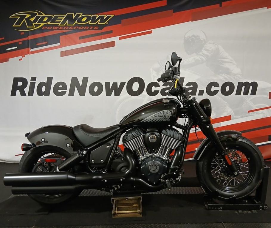 2024 Indian Chief Bobber ABS Ghost White Metallic Smoke BOBBER in Ocala, FL