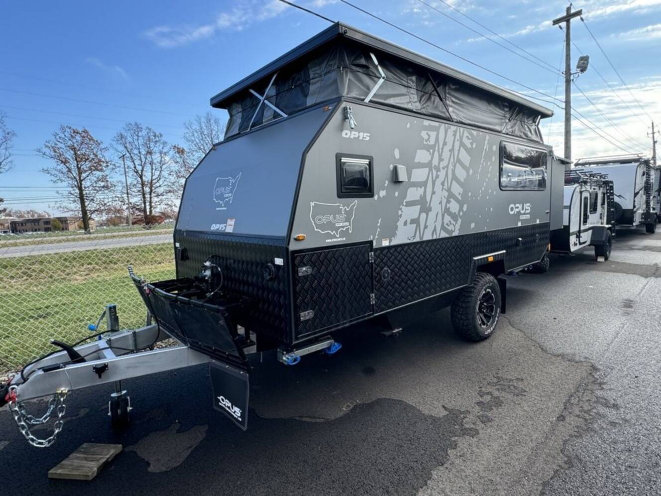 A photo of this 2023 Opus® OPUS OP15 Hybrid Caravan