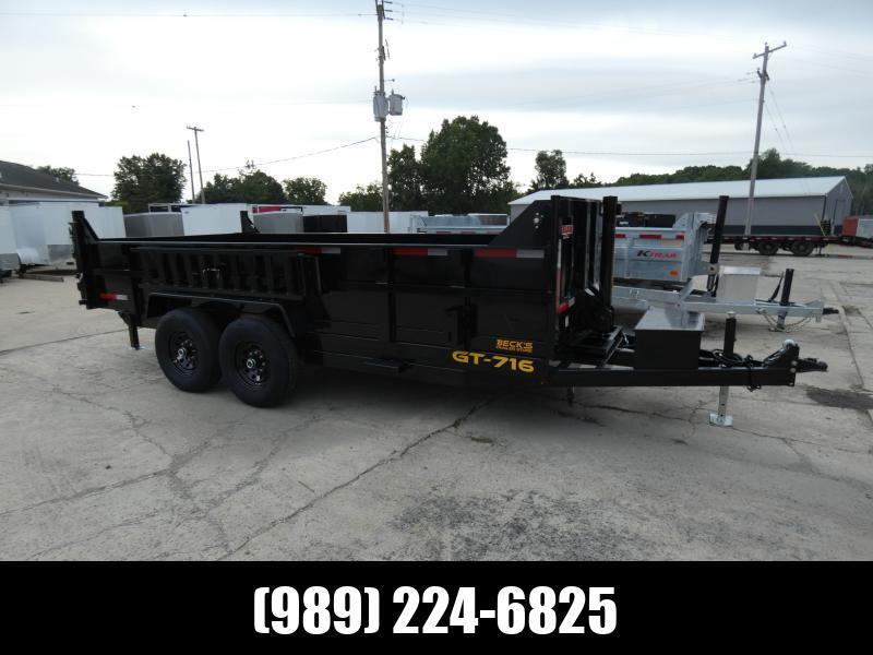 DuraDump 7' x 16' Dump Trailer For Sale - Telescopic Lift -Flexi in Saint Johns, MI