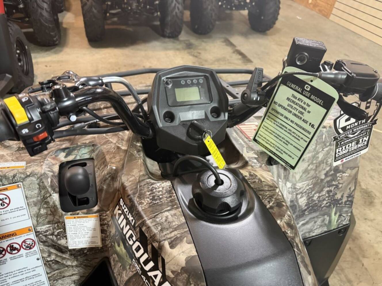 A photo of this 2026 Suzuki KingQuad 400ASi Camo