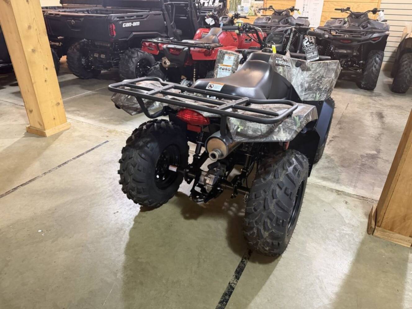 A photo of this 2026 Suzuki KingQuad 400ASi Camo