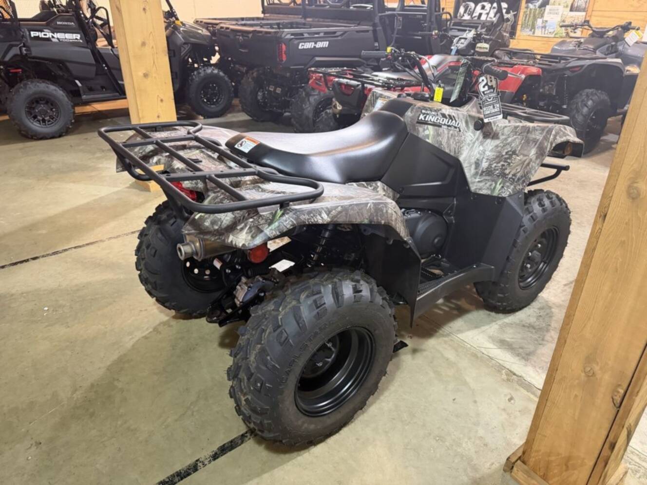 A photo of this 2026 Suzuki KingQuad 400ASi Camo