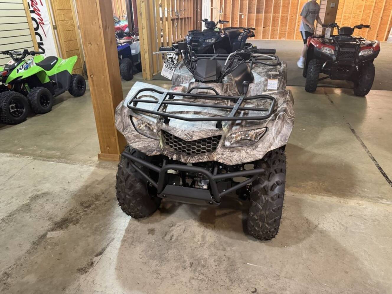 A photo of this 2026 Suzuki KingQuad 400ASi Camo