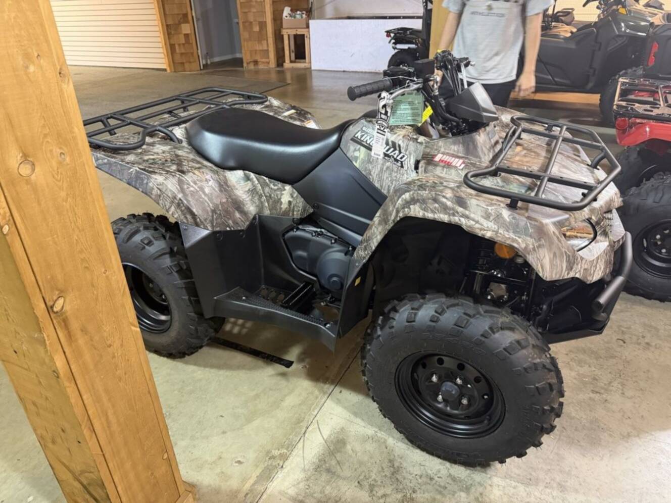 A photo of this 2026 Suzuki KingQuad 400ASi Camo