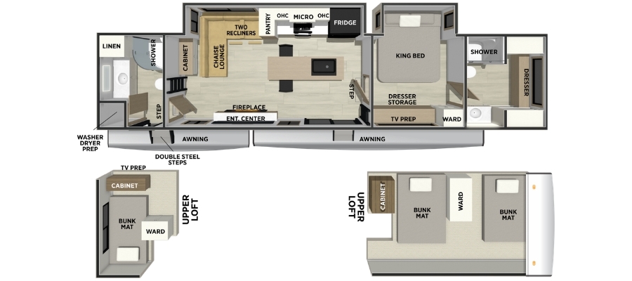 2027 Forest River Sandpiper Destination 411DBDL in mansfield OH