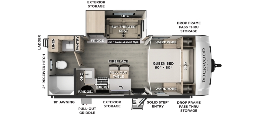 2027 Forest River Rockwood Mini Lite 2213S in mansfield OH