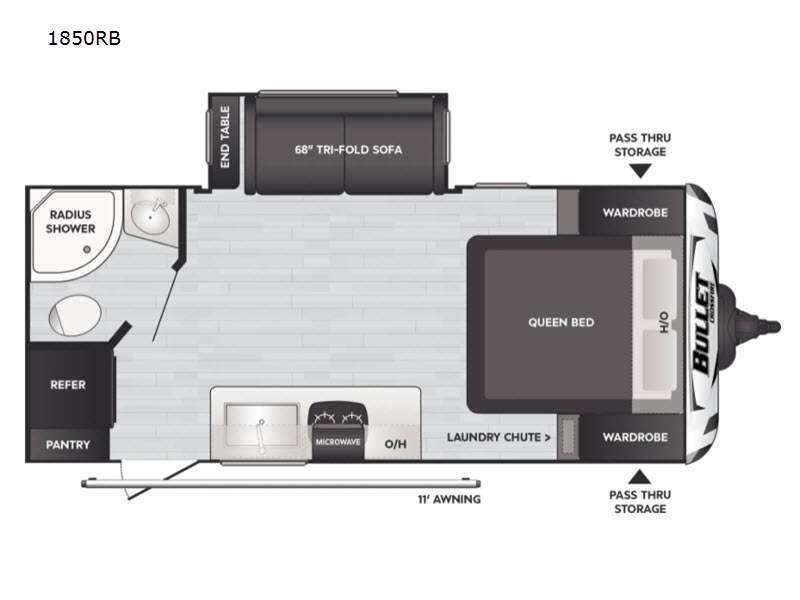 2021 Keystone Rv Bullet Crossfire 1850RB in chatsworth GA