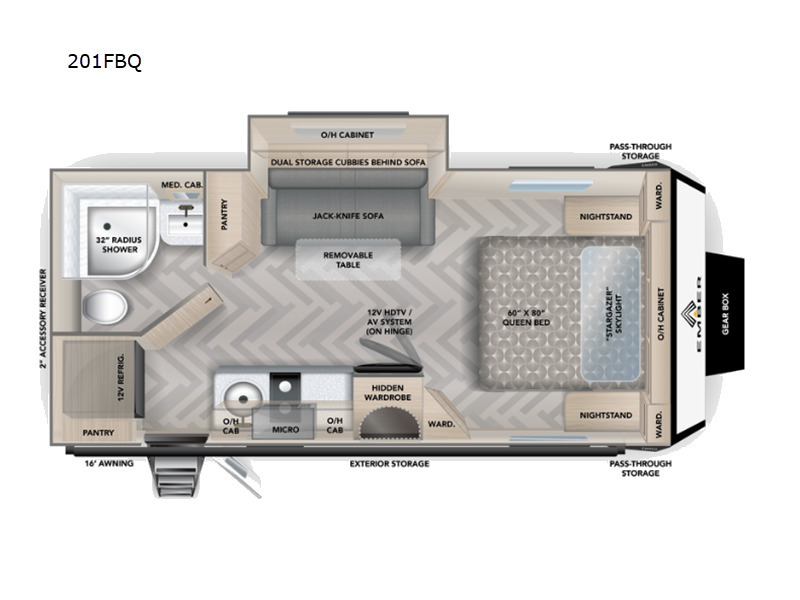 Used 2023 Ember RV Overland Series 201FBQ For Sale in Oklahoma City, OK ...