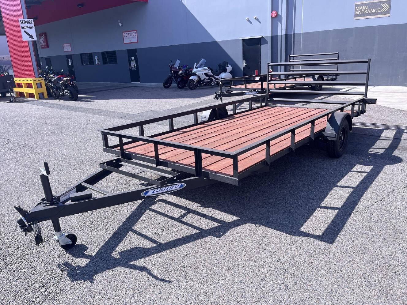 A photo of this 2026 Zieman F714 FLATBED TRAILER