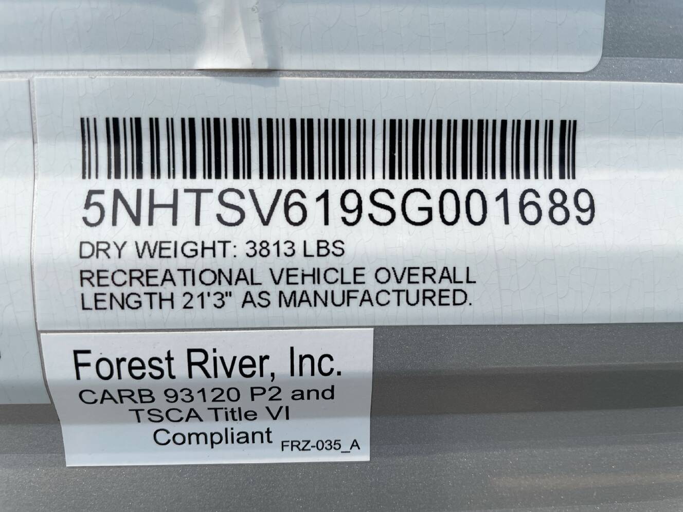 A photo of this 2025 East To West SILVER LAKE LE 1600RBLE