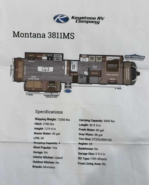 2018 Keystone MONTANA 3811MS in fulshear TX