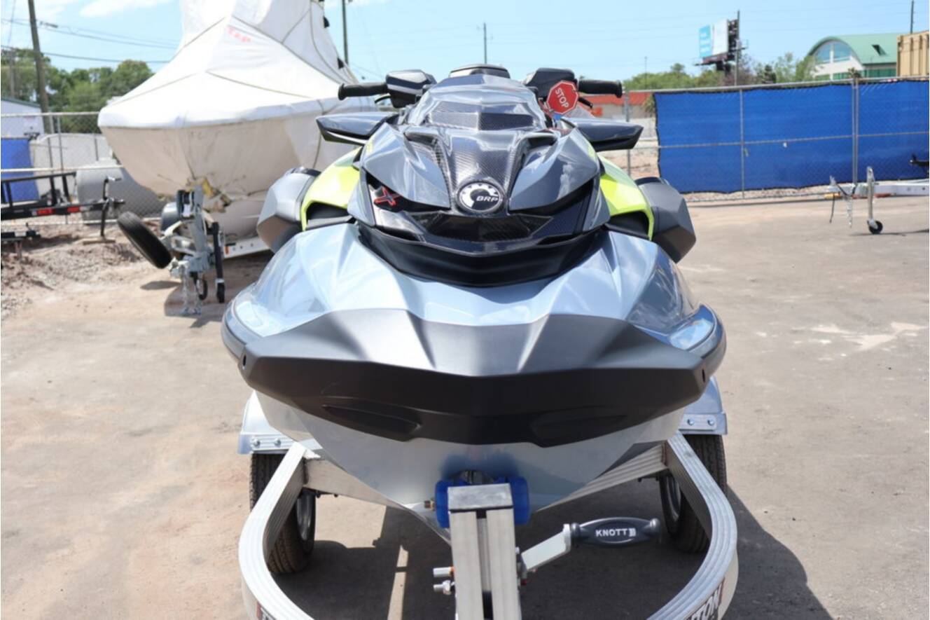 A photo of this 2026 Sea-Doo RXP-X PWC 325 AUD GY IBR 26