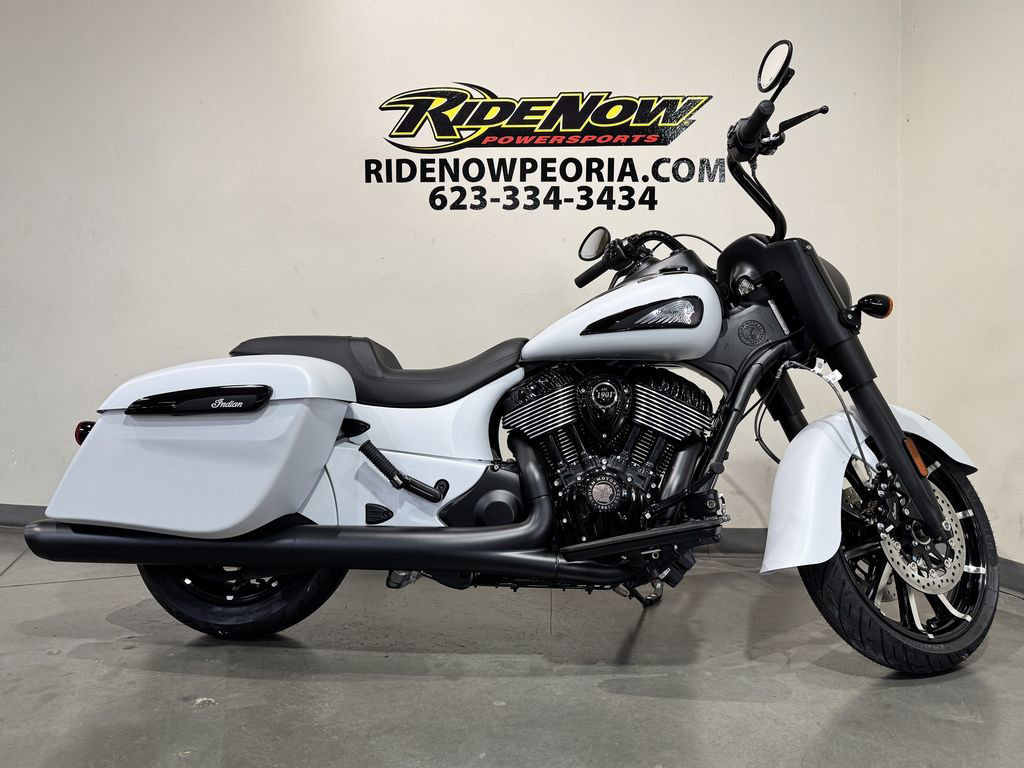 2026 Indian Springfield Dark Horse Ghost White Metallic Smok DARK HORSE in Peoria, AZ
