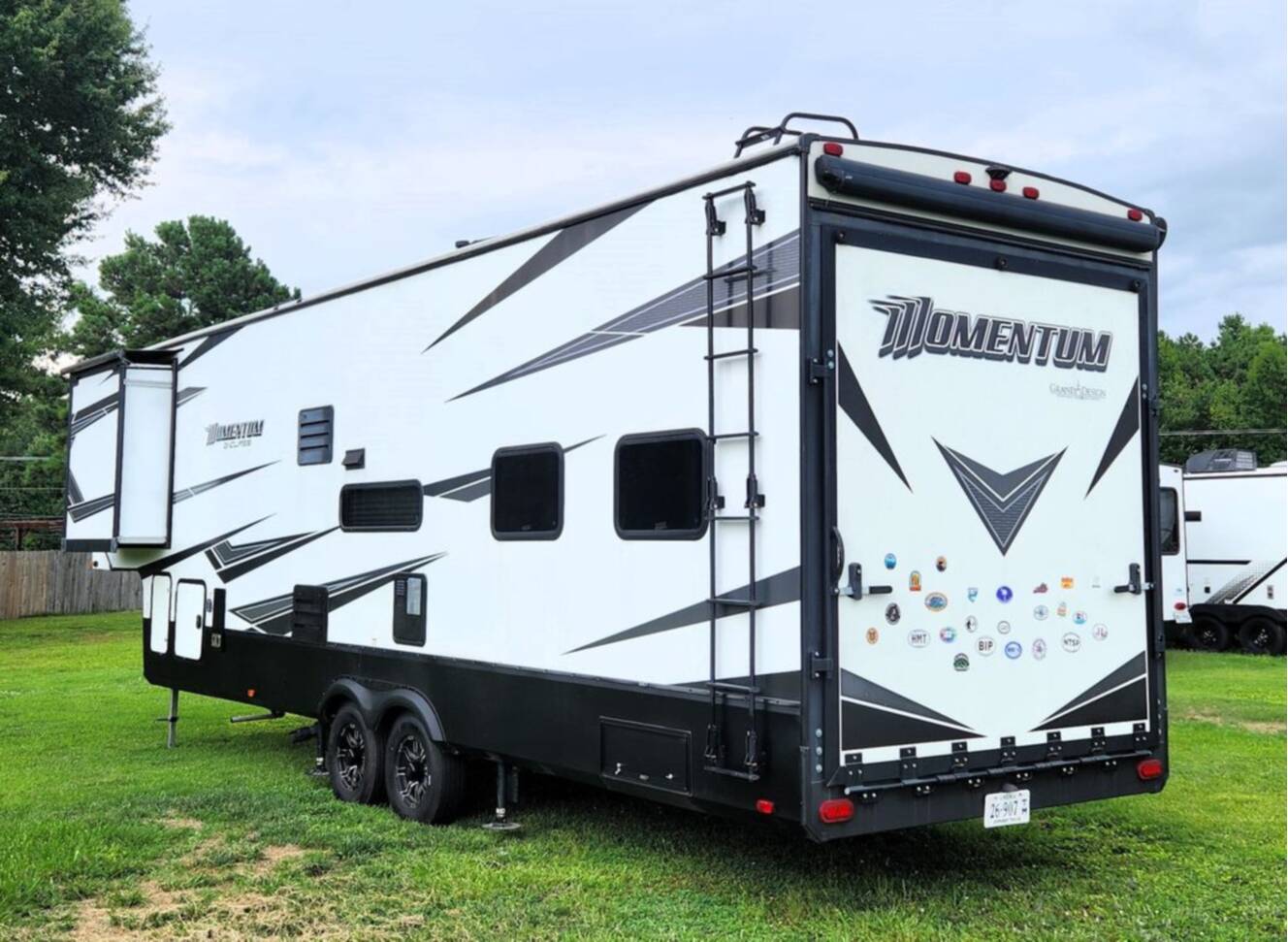 A photo of this 2020 Grand Design Momentum G Class 328G