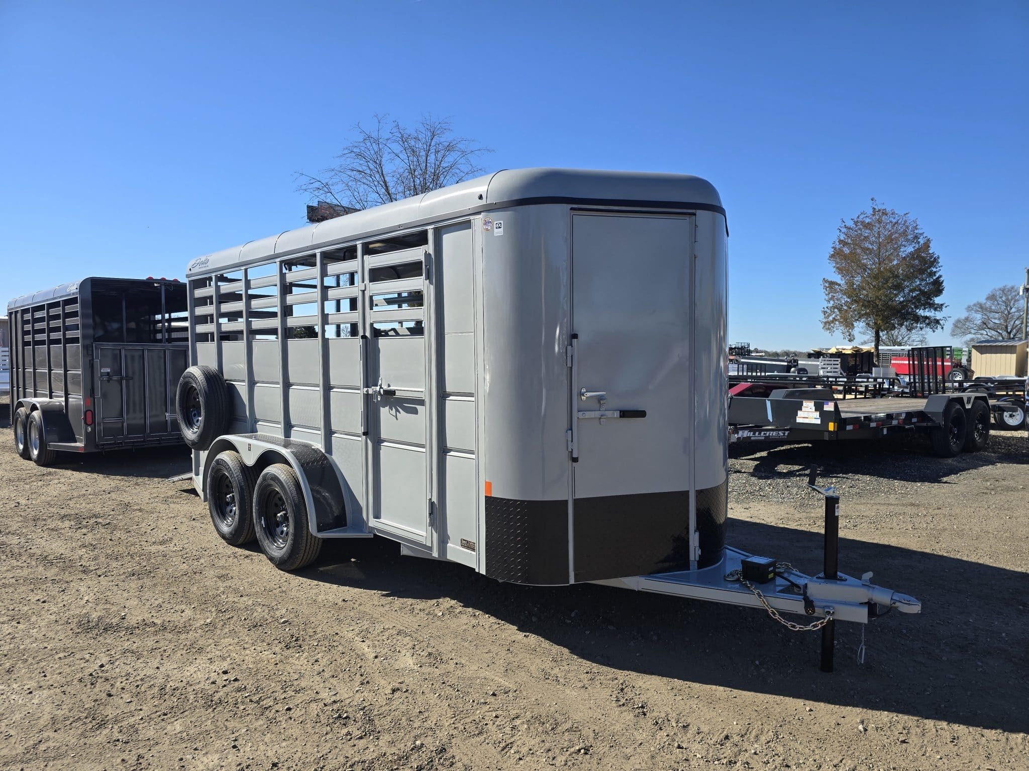 2026 Delta Trailers 6X16 500ES 6 Pen Pig Pen Live Stock Trailer in Byron, GA