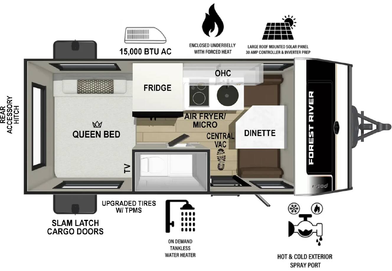 A photo of this 2026 Forest River Rv R-Pod RP-171