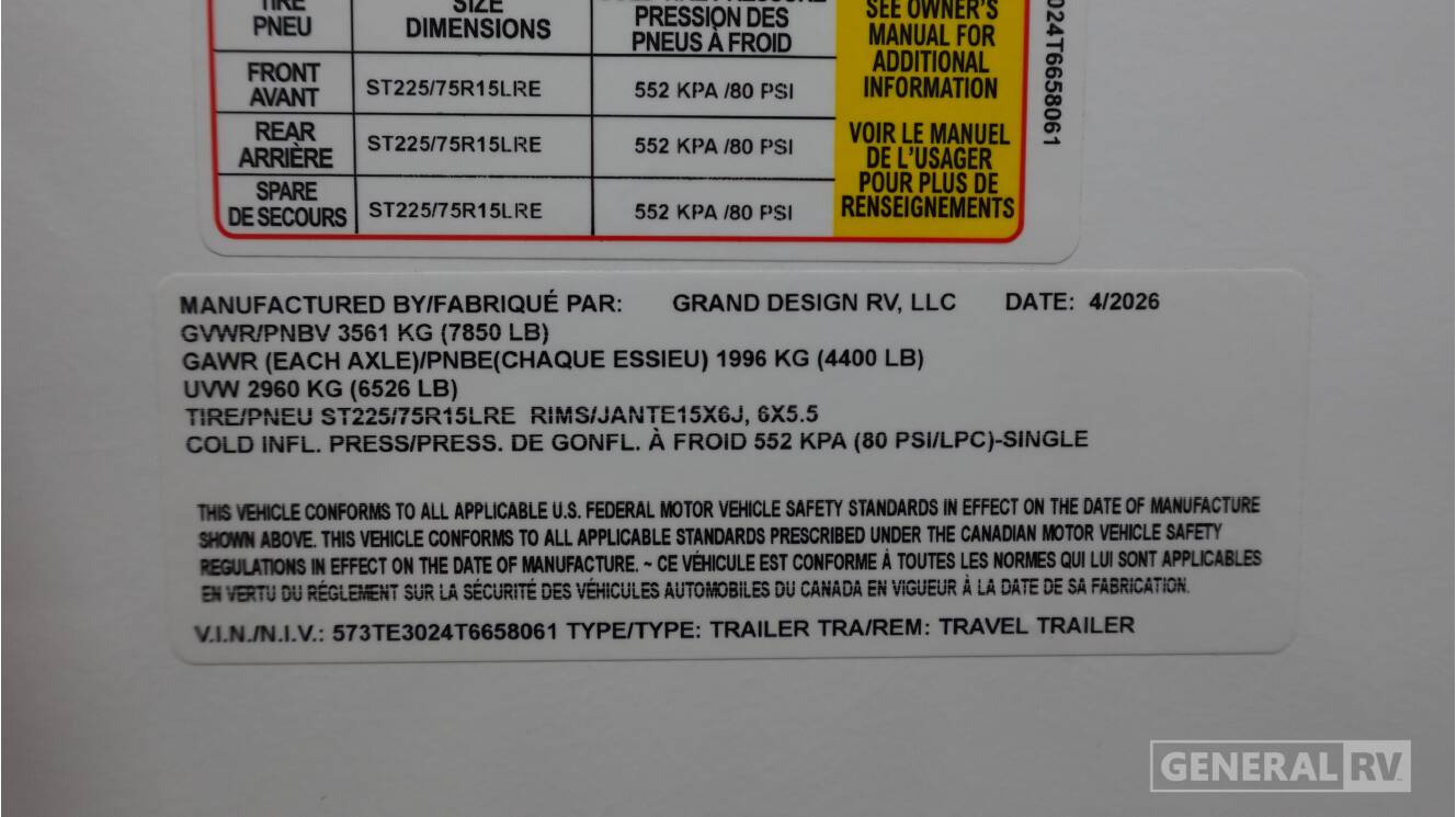 A photo of this 2026 Grand Design IMAGINE 2500RL