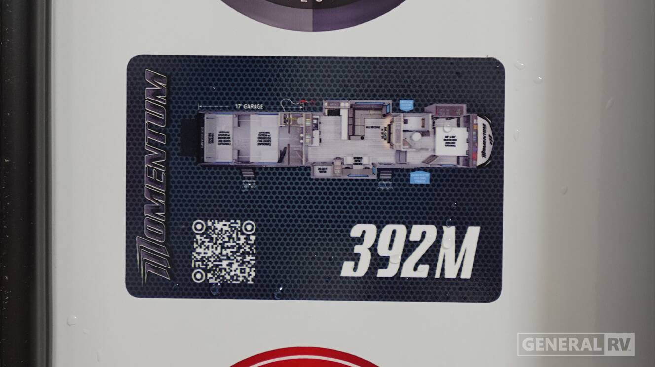 A photo of this 2026 Grand Design MOMENTUM 392M