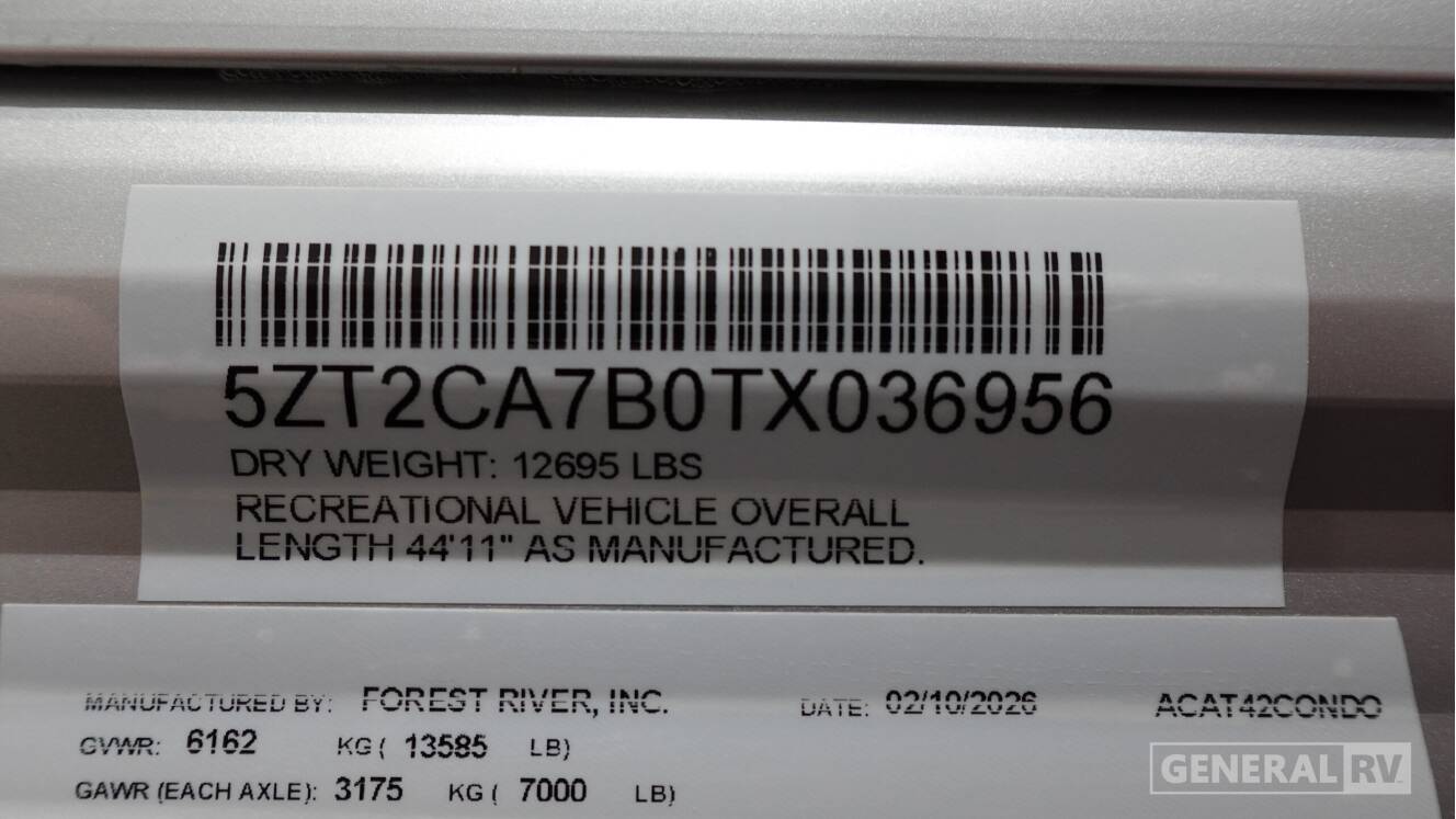 A photo of this 2026 Coachmen Catalina Destination Series 42CONDO