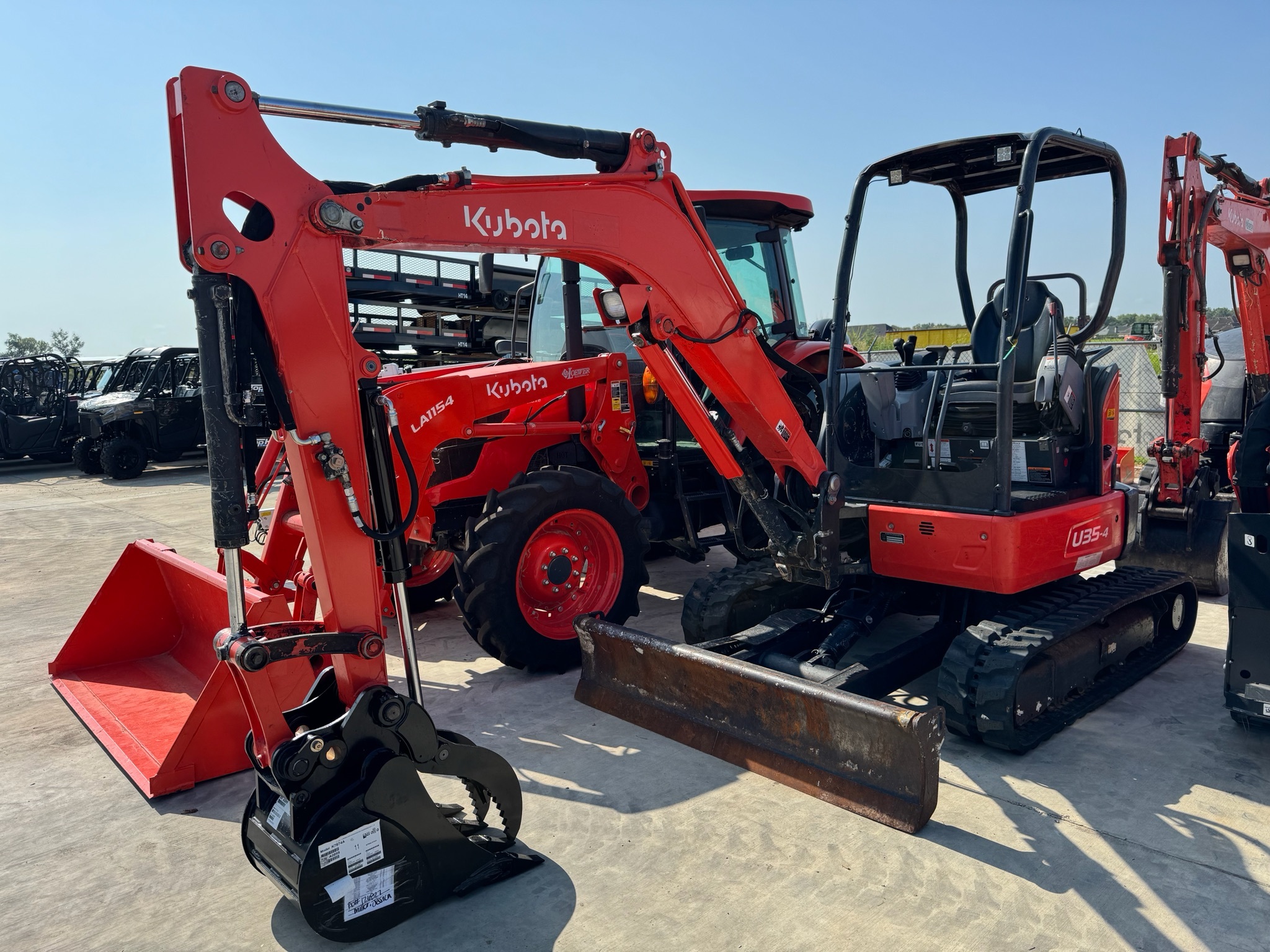 2022 Kubota U35-4 w/ Angle Blade Canopy in Alexandria, LA