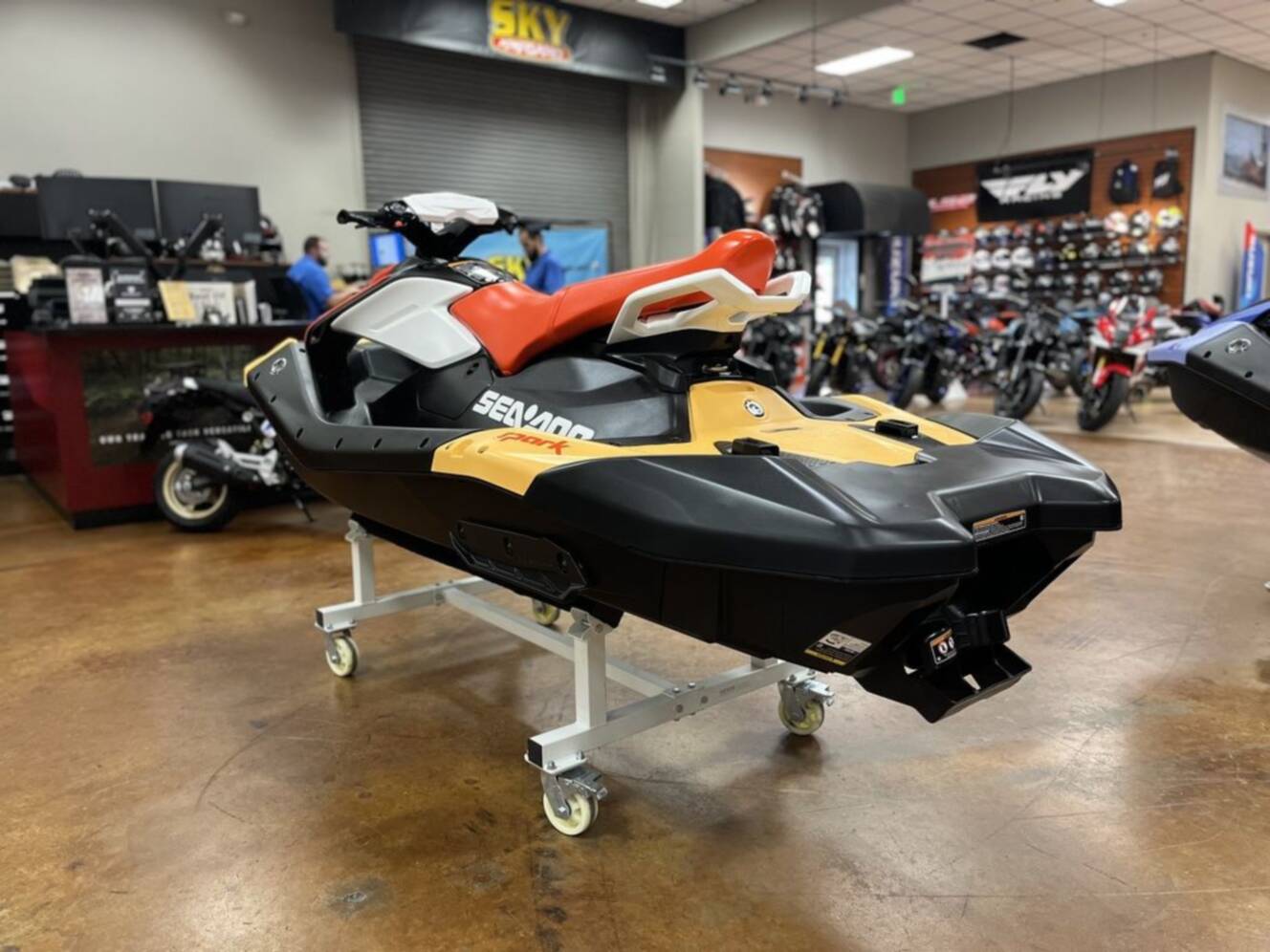 A photo of this 2026 Sea-Doo Spark for 3 Rotax® 900 ACE - 90 iBR