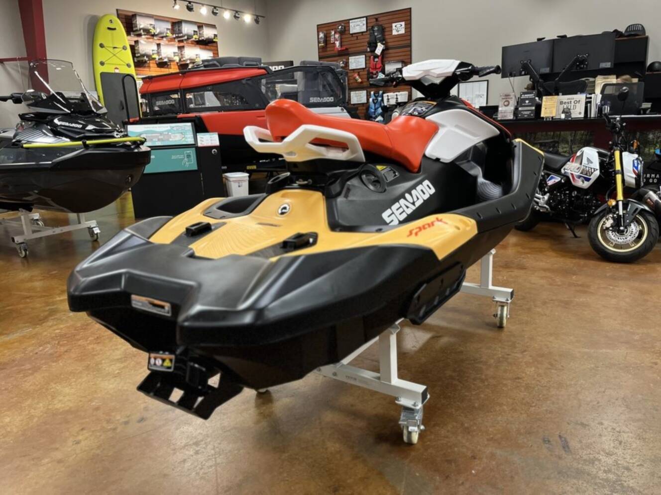 A photo of this 2026 Sea-Doo Spark for 3 Rotax® 900 ACE - 90 iBR