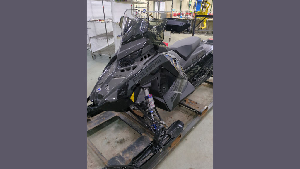 2025 Polaris® 850 Indy XCR 136 Shadow Gray / Gloss Black in ann arbor MI