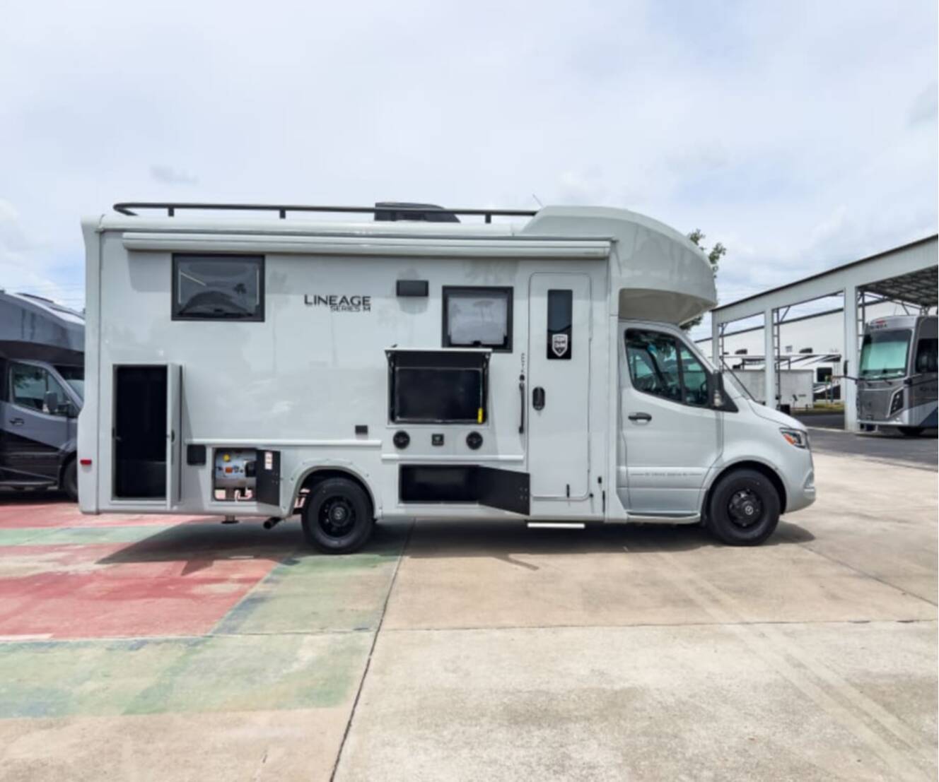 A photo of this 2027 Grand Design LINEAGE SERIES M 25TK-FBP