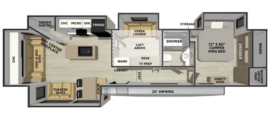 2027 Forest River Sandpiper 4003MB in lakeview OH