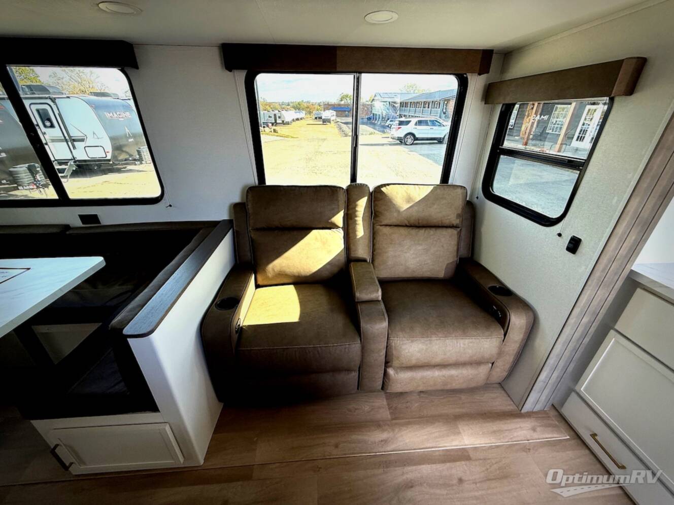 A photo of this 2026 Grand Design Transcend 335BHT