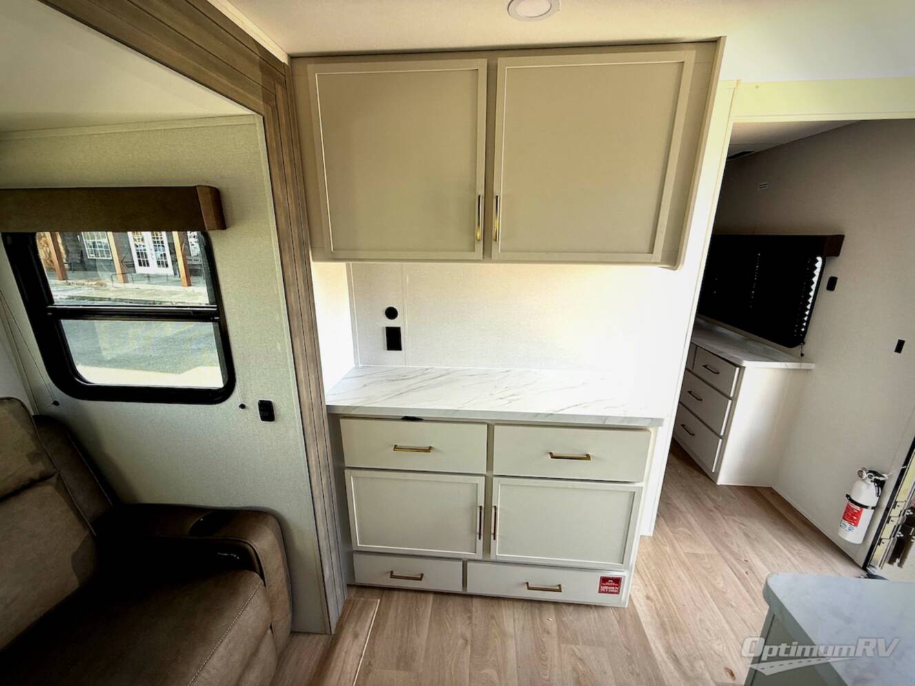 A photo of this 2026 Grand Design Transcend 335BHT