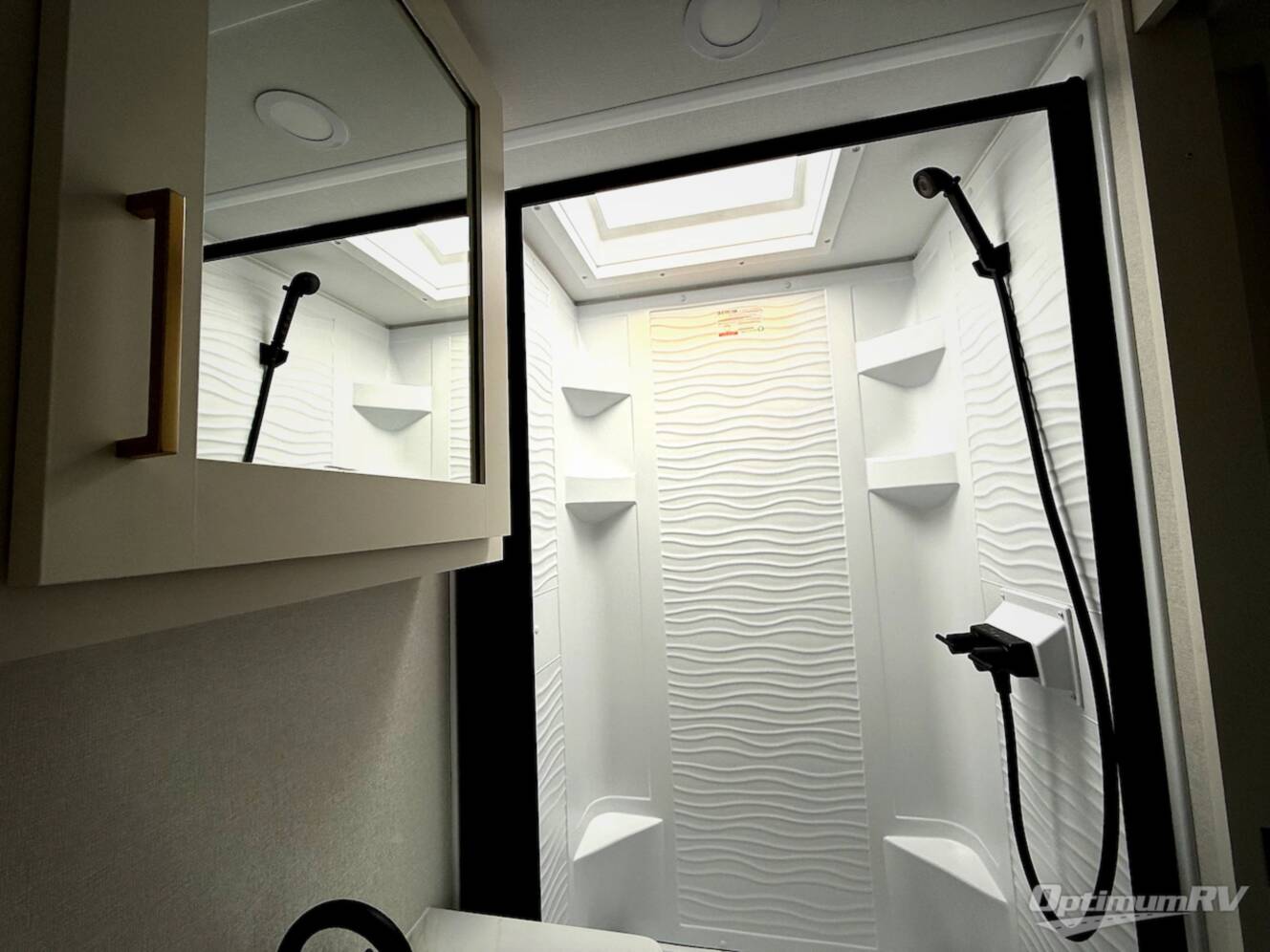 A photo of this 2026 Grand Design Transcend 335BHT