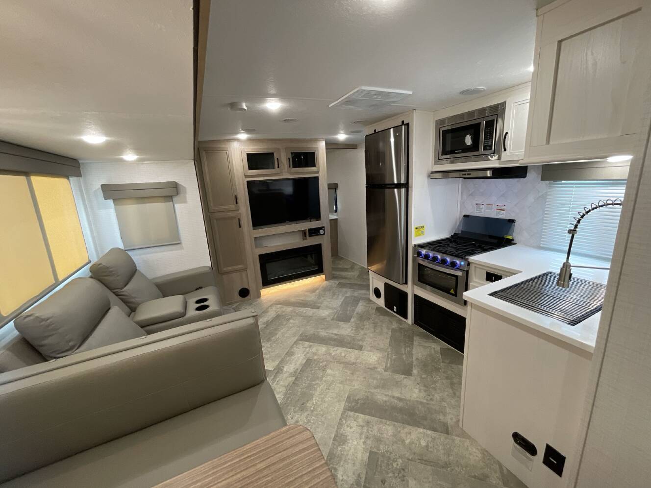 A photo of this 2023 Forest River SOLAIRE 320TSBH
