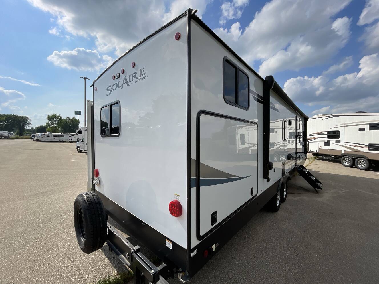 A photo of this 2023 Forest River SOLAIRE 320TSBH