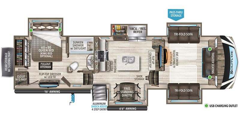 2022 Grand Design Solitude 346FLS in clearwater MN
