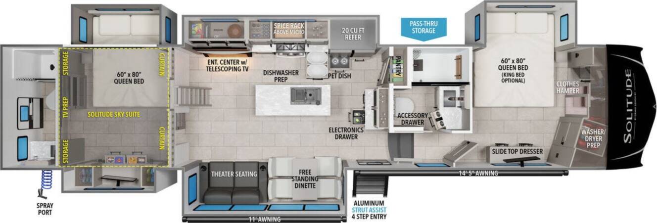 A photo of this 2024 Grand Design SOLITUDE 391DL