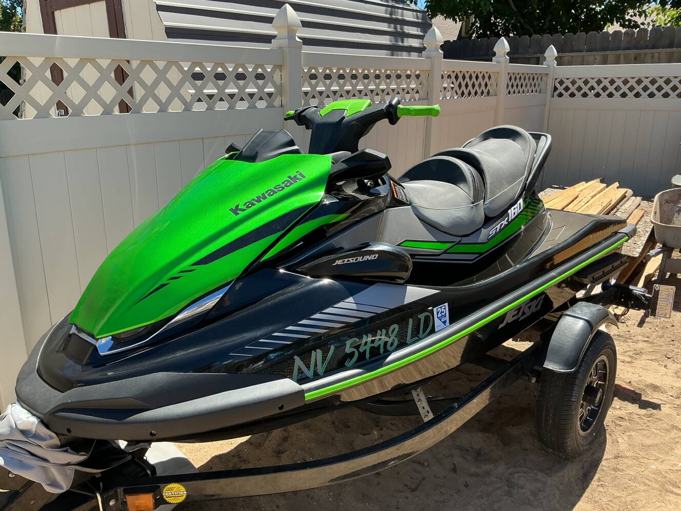 A photo of this 2021 Kawasaki JET SKI ULTRA 160 LX