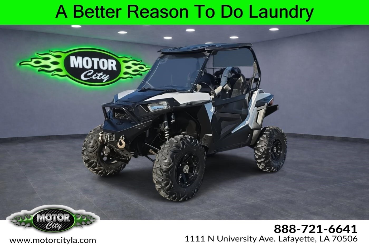 2015 Polaris RZR S 900 White Lightning in lafayette LA