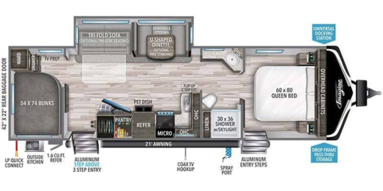 A photo of this 2022 Grand Design IMAGINE 2910BH
