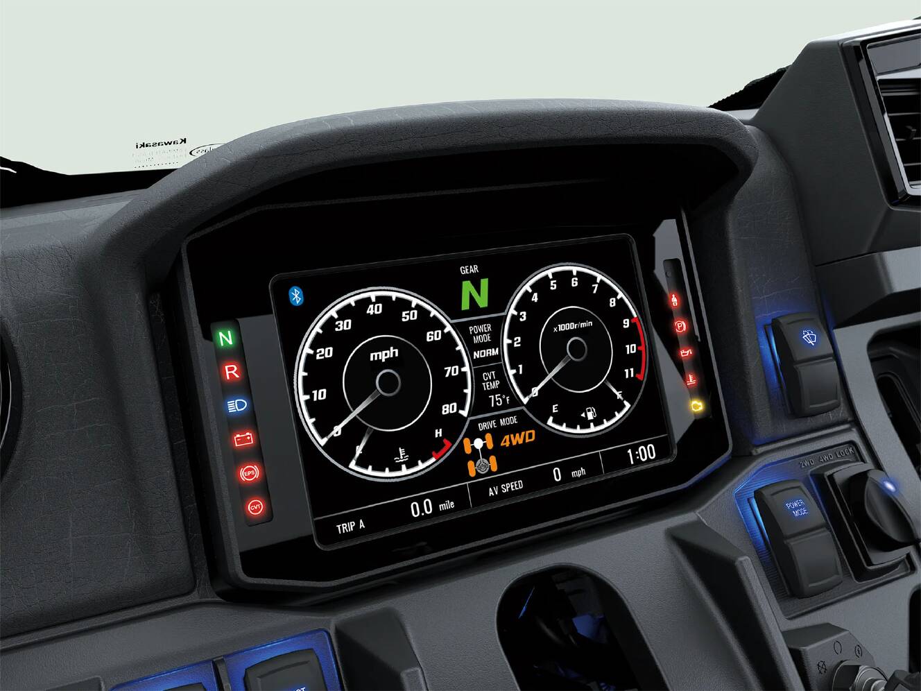A photo of this 2026 Kawasaki RIDGE® Platinum Ranch Edition HVAC