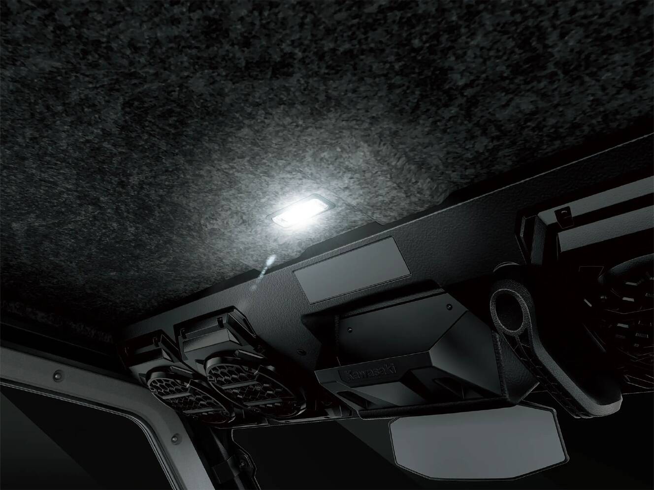 A photo of this 2026 Kawasaki RIDGE® Platinum Ranch Edition HVAC