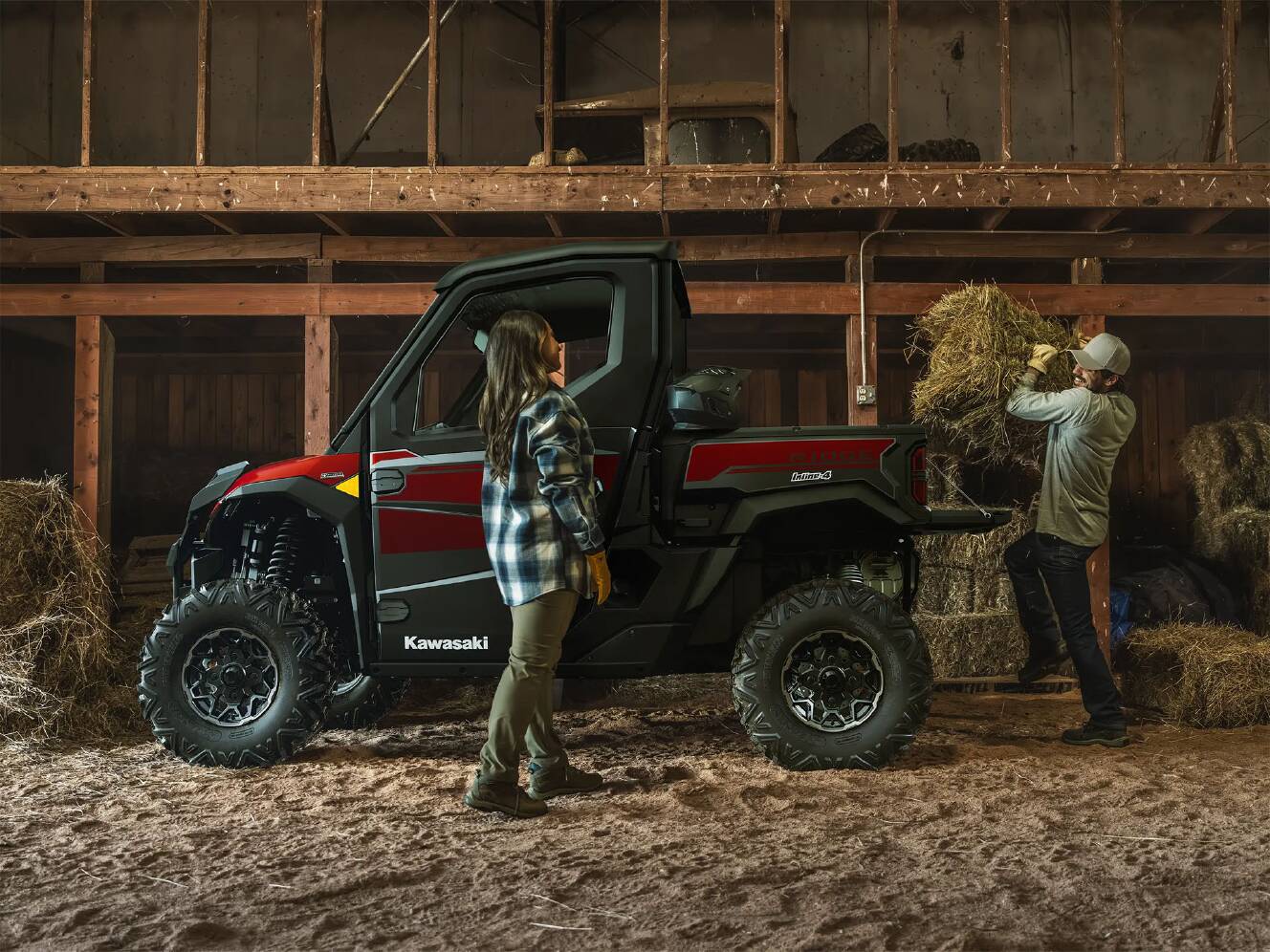 A photo of this 2026 Kawasaki RIDGE® Platinum Ranch Edition HVAC