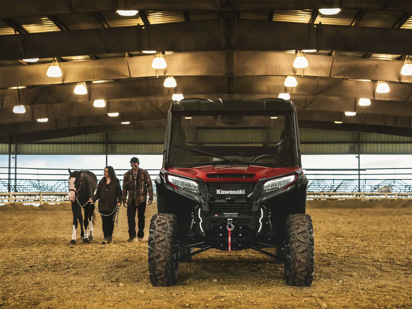 A photo of this 2026 Kawasaki RIDGE® Platinum Ranch Edition HVAC