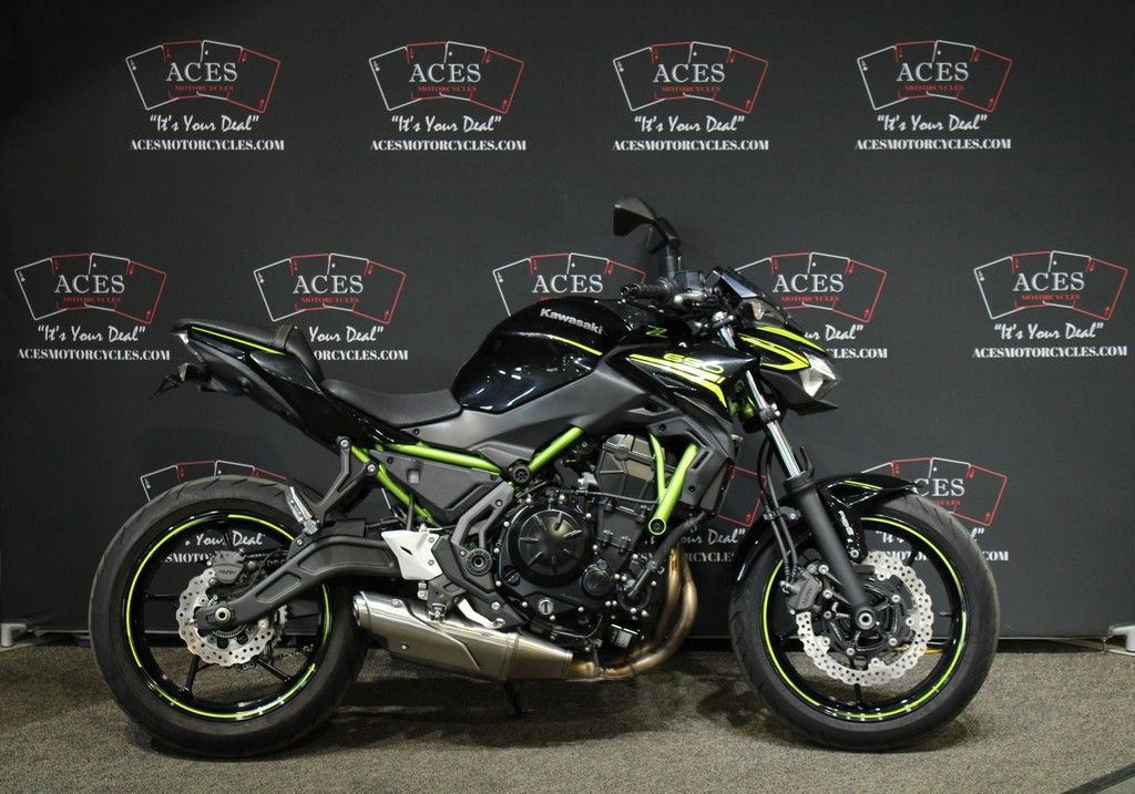 2020 Kawasaki Z650 ABS Metallic Black/Metallic Flat Spark Black 650 ABS in Frederick, CO