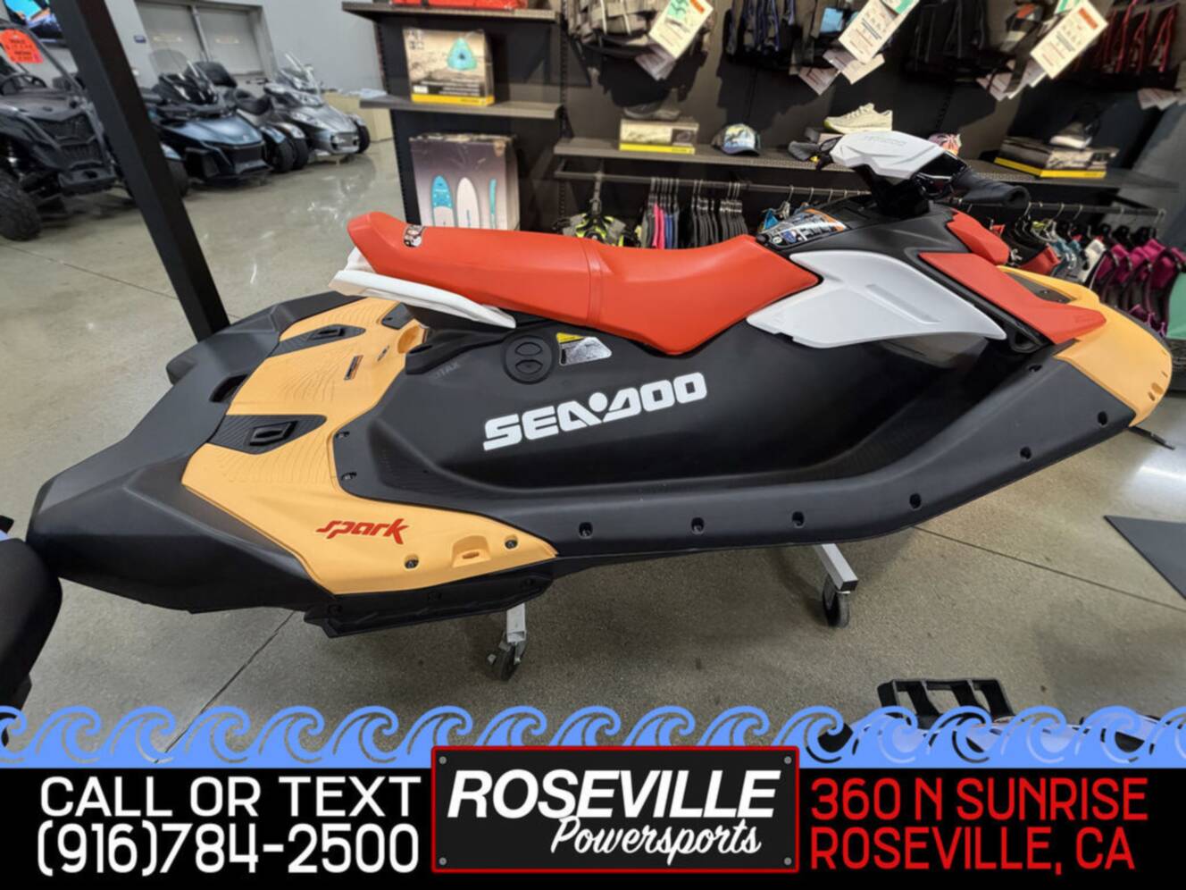 A photo of this 2026 Sea-Doo Spark For 3 Rotax 900 ACE - 90 Ibr