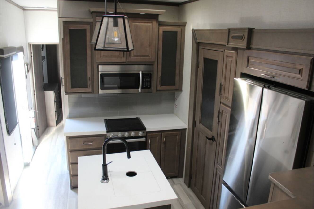 A photo of this 2023 Grand Design Solitude 3460FL